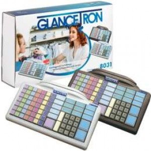 Glancetron Keyboard 8031, Num., MKL, RS232, PS/2, Kit, schwarz