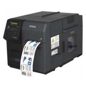 Epson ColorWorks C7500G, Cutter, Disp., USB, Ethernet, schwarz