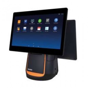 Sunmi T2s, 39,6cm (15,6''), Kundendisplay 10'', Android, schwarz, orange