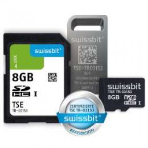 Swissbit TSE, microSD-Karte, 8 GB